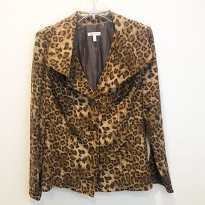 Fashion bug leopard jacket NWOT